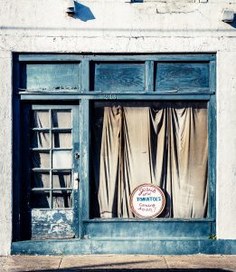 Old shop physical storefront